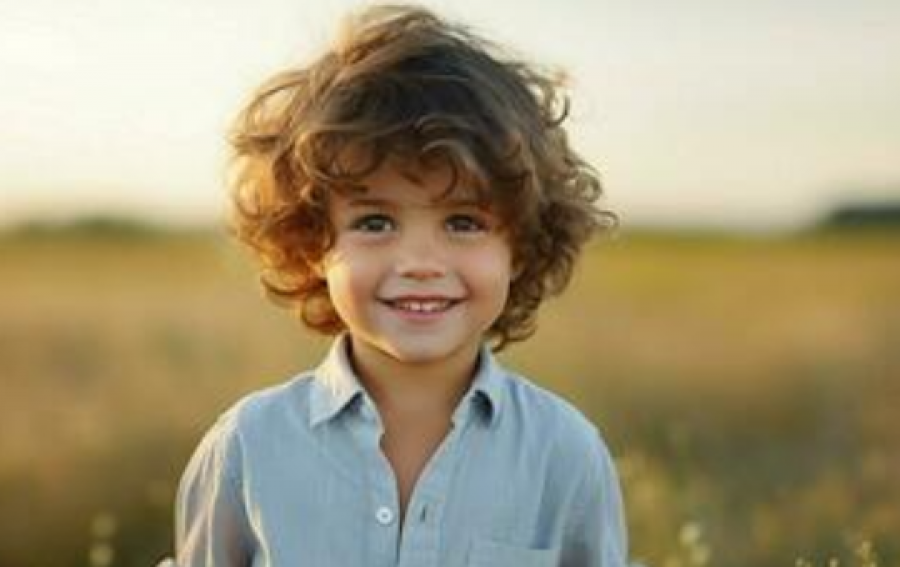 Boy models (ages 3–6) for clothing brand photoshoot